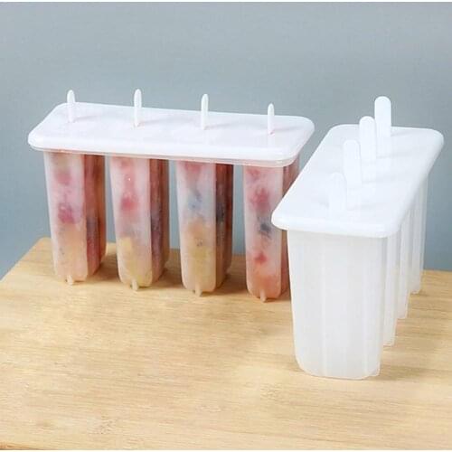 Household Silicone Ice Cream Mold Popsicle Maker Making Tool Freezer Tray Candy Ice Lolly Popsicles Molds Cube Juice Bar