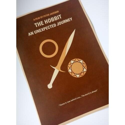 The Hobbit Surrealism Minimalism Art Vintage Retro Canvas Painting Poster DIY Wall Home Bar Posters Home Decor Gift