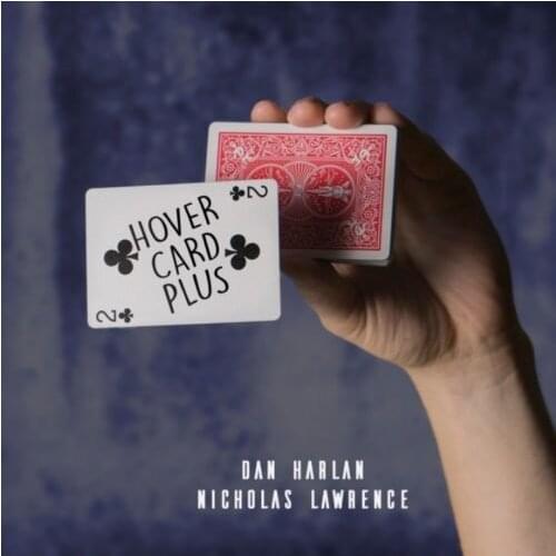 Hover Card Plus (Gimmick and online instructions) By Dan Harlan and Nicholas Lawrence Magic Trick Illusions Magician Cards