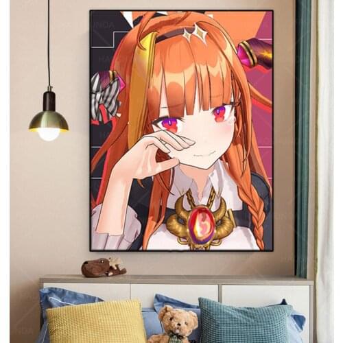 Kiryu Coco Hololive Anime Decoration Home Decor Canvas Painting Living Room Wall Art Pictures Posters Prints