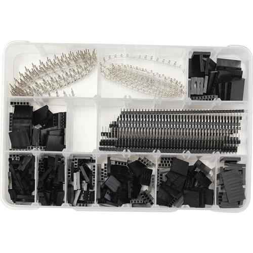 Dupont Connector Kit Cable Jumper Wire Electronics Connector Housing Adaptor Kit Parts Accessory