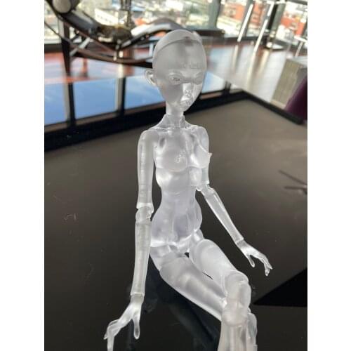 High quality transparent BJD doll, birthday gift, 1/4, transparent doll sd Russian, sister, city, free shipping