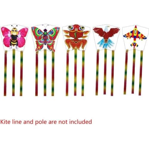 Flying Kite Butterfly Bee Fish Airplane Model Toy Children Kids Fun Sports Toys Easy Control Kids Interactive Toys Without Line