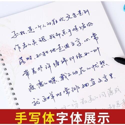 Liu Pin Tang 3pcs/set Handwritten Pretty Girl Groove Calligraphy Copybook Erasable Pen Regular Script Adults Art writing books