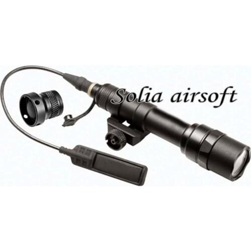 M600B Tactical Scout Light Rifle Weapon Flashlight LED Hunting Spotlight Constant and Momentary Output with Tail Switch
