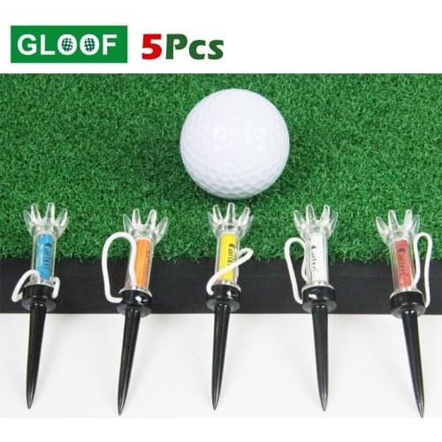 5Pcs/Set Golf Tee Magnet Flexible Magnetic Golf Tees Set for Golfer Training Tool Practice Accessory