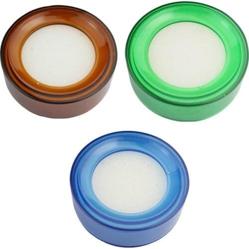 New 1Pcs Finger Wet Sponge Finger Dampener Wetting Round Case Hand Random Money Paper office Creative Color For Count supply