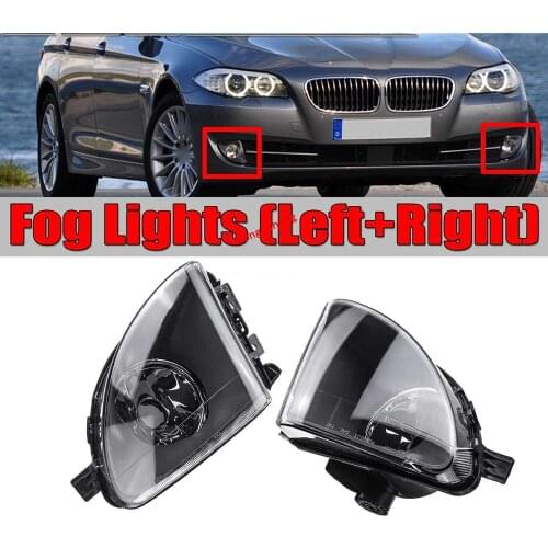 Suitable for BMW 5 Series F10 F11 F18 10-14 front bumper anti-fog light bar light daytime running light fog light assembly