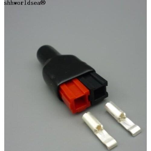 Shhworldsea 5sets New battery 30A 600V car auto Power Connector Battery Plug+sheath Connectors kits For forklift electrocar