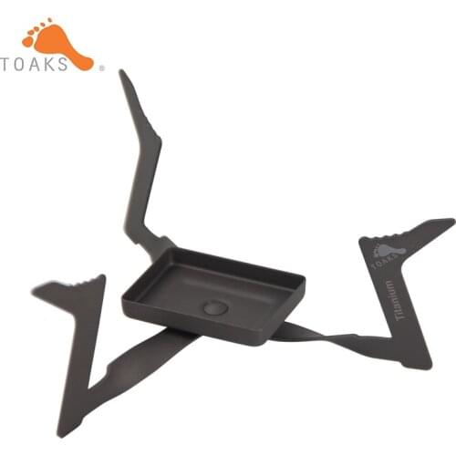 Toaks Outdoor Camping Folding Titanium Alcohol Stove Solid Fuel Stove Stand Burner backpacking alcohol stoves Mini Stove