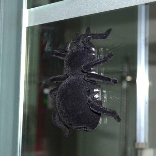 Novel Strange Horrible Toy Simulated Remote Control Spider With Lights Land Climbing Prank Toy Interesting Gift for Children Boy