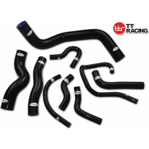 TT1604CBK- Silicone Hose Kit for Nissan Silvia S14 / S15 SR20DET 200SX 2.0L Turbo (9pcs)