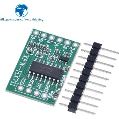 TZT For Arduino Dual Channel HX711 Weighing Pressure Sensor 24-bit Precision A/D Module DIY Electronic Scale