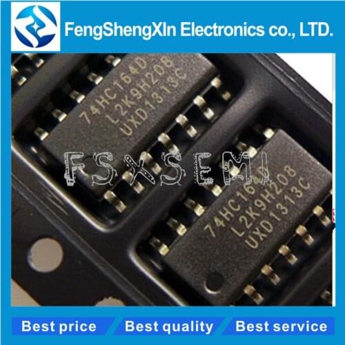 100pcs/lot New SN74HC164D SOP-14 74HC164 74HC164D 8-BIT PARALLEL-OUT SERIAL SHIFT REGISTERS