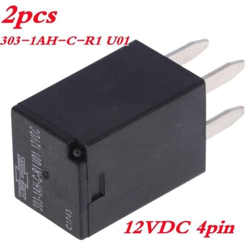 2pcs/lot Automotive Relais 303-1AH-C-R1 U01 12VDC 4pin