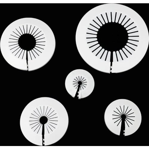 2Pcs Wall Hole Duct Cover Shower Faucet Angle Valve Pipe Plug Decoration Cover