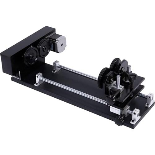 4-Wheel Rotary Cutter And Engraver Attachment With Nema 23 2-Phase Stepper Motor K40 Rotary Tool Kit For Wood And More