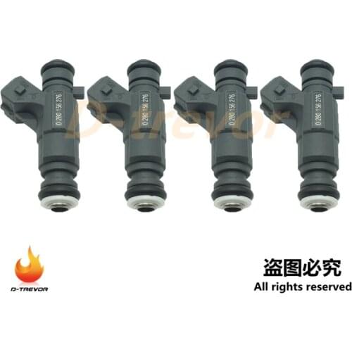 4Pcs OEM 0280156276 Fuel injector Nozzle For Jinbei Grace Yangtze Zhongxing pickup