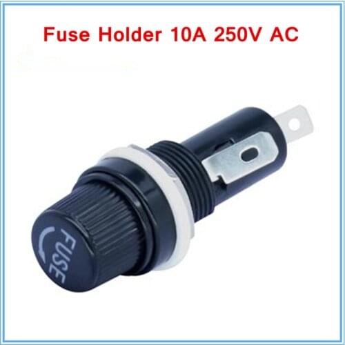5pcs/lot 6*30mm glass Fuse Holders, Insurance tube socket ,Fuse Holder 10A 250V AC
