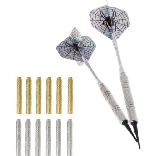 6pcs Dart Barrel For Nylon/Steel Darts Tip Dart Accessories 47mm 12g 2BA Thread