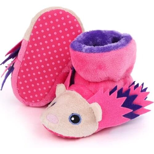 2020 Baby Autumn Booties Baby Girl Boys Winter Warm Shoes Cartoon Fashion Toddler First Walkers Kid Shoes 0-18M