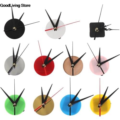 1PCS DIY Silent Quartz Watch Round Wall Clock Movement Mechanism Parts Repair Replacement Need Tools Home Decor