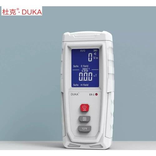 MI DUKA Digital Electromagnetic Radiation Detector LCD Electric Magnetic Field EMF Meter 5HZ-3500MHZ Frequency Tester Indicator