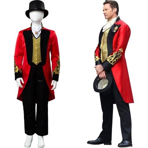 Kids The Greatest Showman P.T. Barnum Cosplay Costume Hat Boys Girls Halloween Carnival Costume Children Fancy Dress