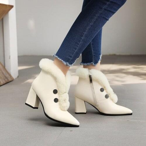 2021 New Leather Womens And Nude Short Boots Pointed Toe Zipper Shoes High Heel Women Riding Boots Women Long Boots
