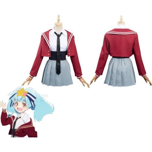 Anime Zombie Land Saga Cosplay Costumes School Uniform Jacket Skirt Suit Halloween Carnival Costume