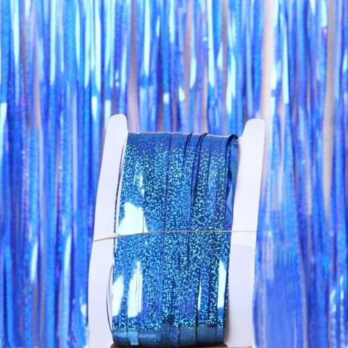 Shimmer Backdrop Wedding Birthday Party Wall Decoration Metallic Foil Fringe Photo Booth Backdrop Tinsel Glitter Curtain Decor