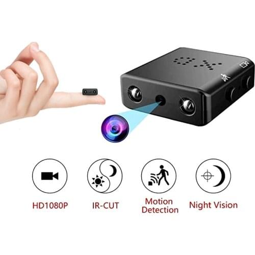 XD IR-CUT Mini Camera Smallest 1080P HD Camcorder Infrared Night Vision Micro Cam Motion Photograph DV DVR Security Camera