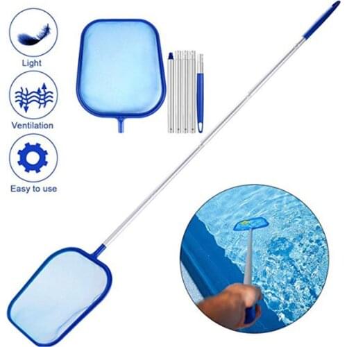 Pool Cleaning Set Skimmer Net Clean Brush Clean Tool Maintenance for Above Ground Pools Hot Tub Fountains