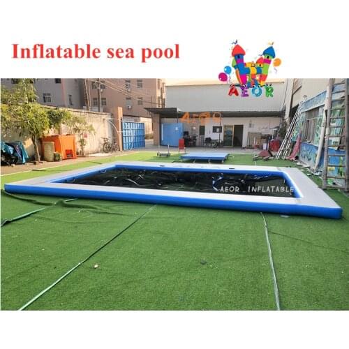 Aeor Inflatable Yacht Pool Float Ocean Pools Floating Inflatable Boat Swimming Pools Water Sea Pool for Super Yacht