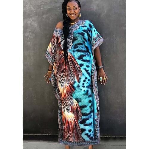 New Cover-ups Over size Boho Dress 2021 Robe De Plage Beach Pareo Dress Tunic Sarong Swimsuit Cover up Beachwear Maxi Dress