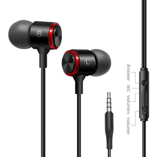 New Fashion S320 Metal Mega Bass Headphone Portable In-ear Sport In-line Control Stereo Ear Buds For MP3 Mobile Phone iPod iPad