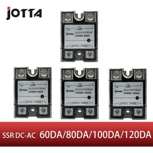 SSR -60DA 80DA 100DA 120DA DC control AC SSR Single phase Solid state relay