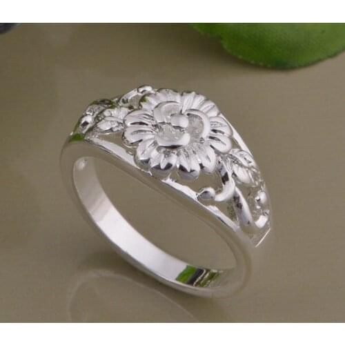 Wholesale High quality silver plated Fashion jewelry rings WR-1011