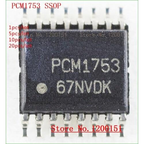 PCM1753 PCM1753DBQR T1753T PCM1753TDBQRQ1 SSOP-16