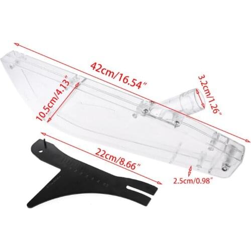 Stand With Dispensing Tool Case Anti Dust Transparent Protective Cover Woodworking Shell Safety Universal Practical Table Saw