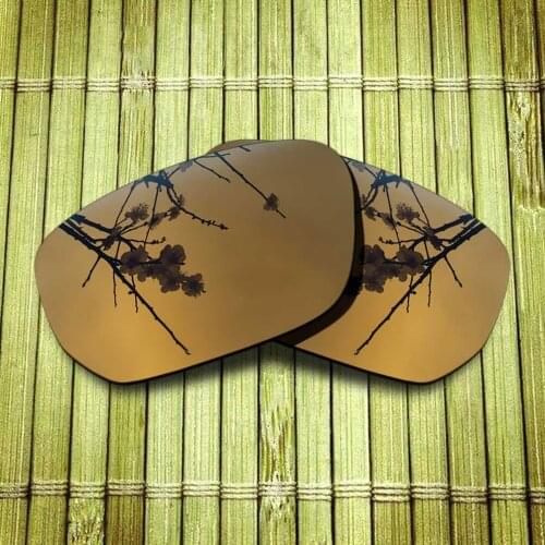 Polarized Replacement Lense For-Oakley Style Switch Sunglasses Frame True Color Mirrored Coating - Copper Color Options