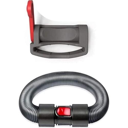 AD-Flexible Extension Hose & Power Trigger Lock Attachment for Dyson V10 V8 V7 Cordless Stick Vacuum Cleaner Accessories