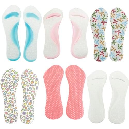 Silicone High Heel Shoe Insoles Gel Palliative Non Slip Massage Cushions