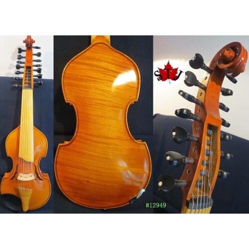 SONG concert 14" Viola d'Amore 7*7 strings 14 strings 4/4 violin #12949