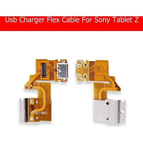 100% Genuine new USB Charging Connector Flex Cable For Sony Tablet Z sgp 341 331 312 USB Charger Flex Cable Replacement Repair