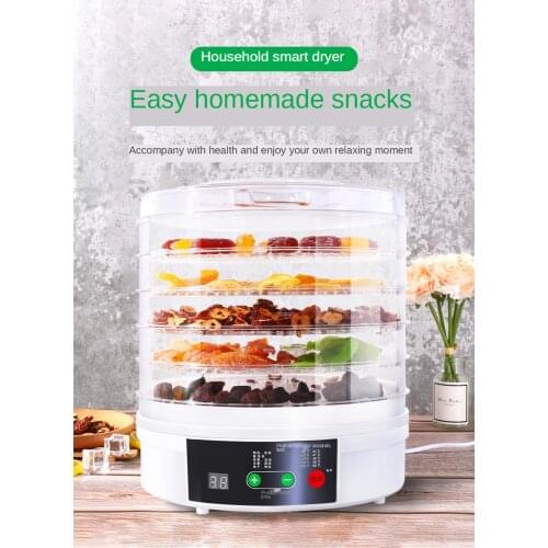 Fruit dryer food dried fruit machine household small fruit and vegetable snack dehydration air dryer intelligent timing
