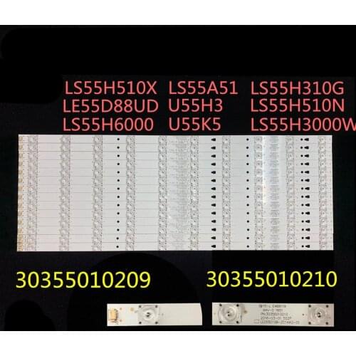 Led backlight strip 10 lamp for Haier 55"TV LS55AL88U71 LED55D10A-zc14ag-01 LED55D10B A55U S55U LED55K36U 35U