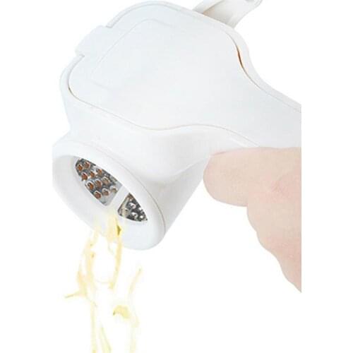 Hand-Cranked Whirling Cheese Grater With Stainless Steel Drum Cheese & Vegetable Graters Ginger Chocolate Cutter Slicer Shredder