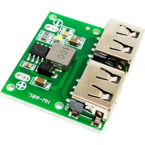 1 PCS Dual USB Output 9V/12V/24V to 5V 3A DC-DC Car Charging Step-down Voltage Regulator Charging Module