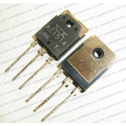 Fast & Free Shipping 10pairs/lot 2SA2151A & 2SC6011A A2151A C6011A transistor TO-3P